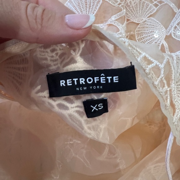 Jaala Sequin Dress Retrofete Size XS. Shell pattern! - Picture 7 of 8